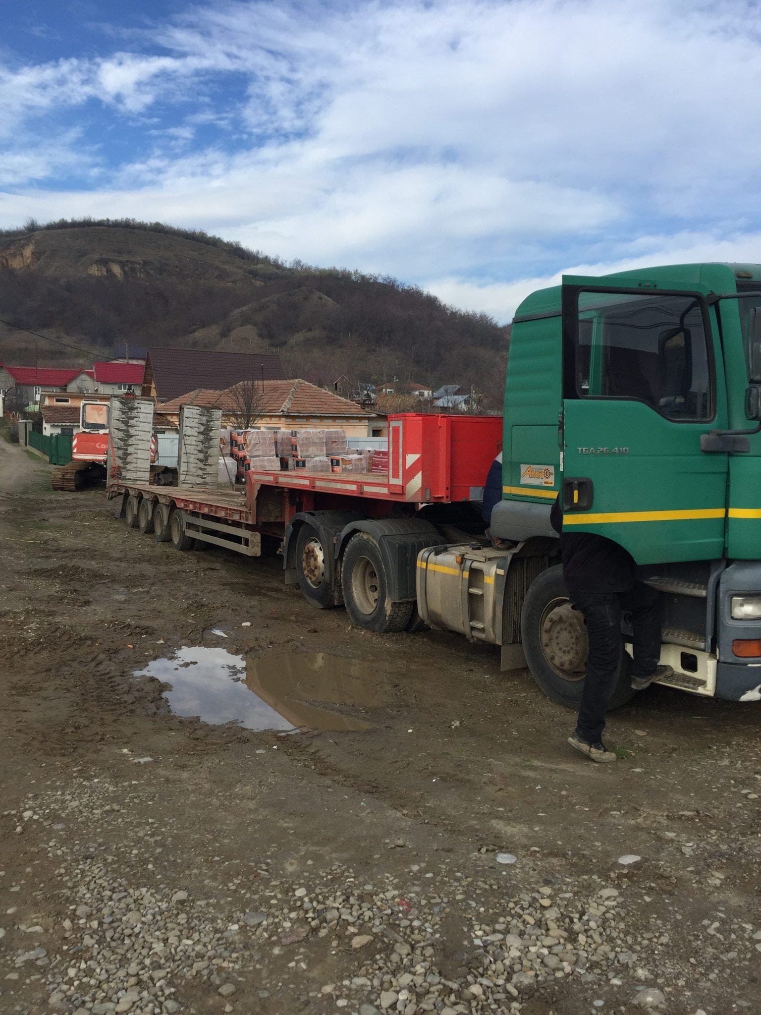 Transport trailer 4 axe capacitate 45 to