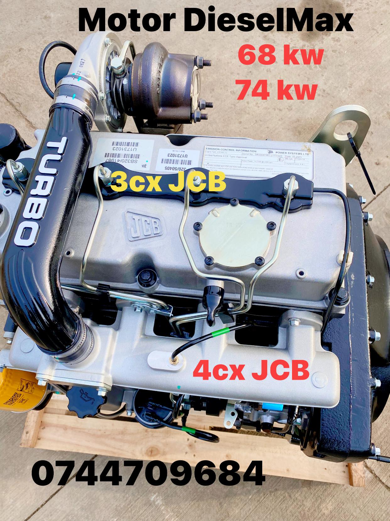 Motor DieselMax pentru 3CX SI 4CX JCB