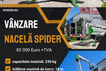VANZARE NACELA PALAZZANI SPIDER 18 M