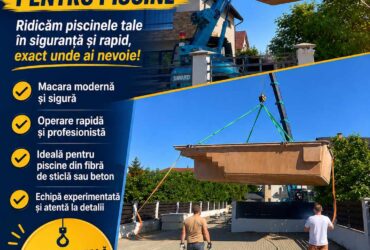 Inchiriere macara SUNWARD pentru manipulare piscine