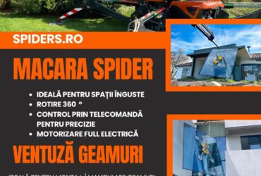 Inchiriere Macara Spider si ventuza pentru montaj geamuri