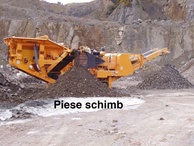 Piese de schimb concasoare Sandvik, Terex, Metso, Finlay